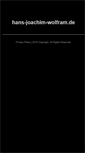 Mobile Screenshot of hans-joachim-wolfram.de