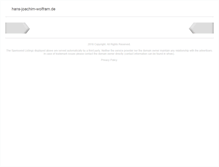 Tablet Screenshot of hans-joachim-wolfram.de